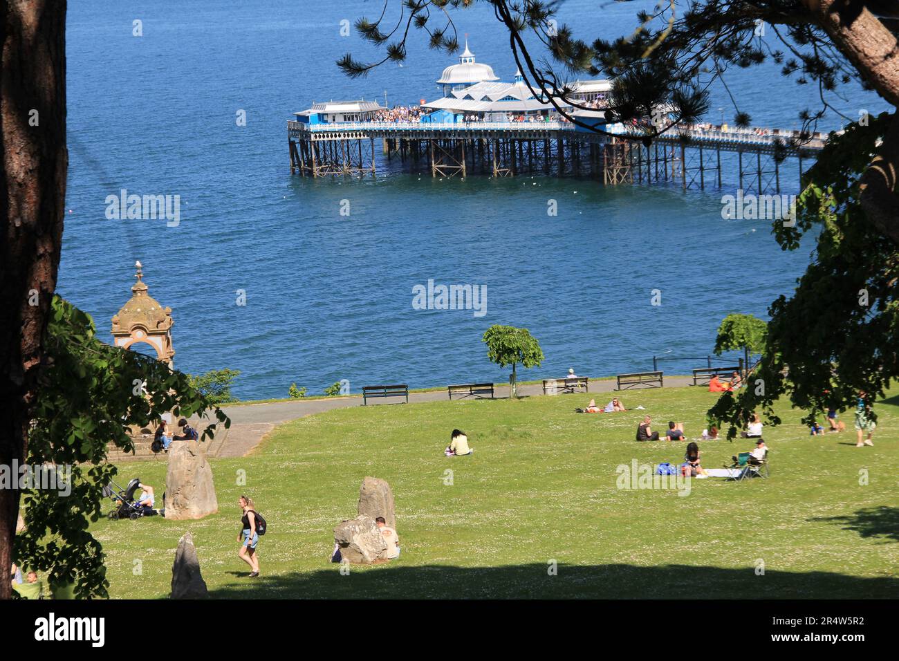 Happy Valley à Llandudno Banque D'Images
