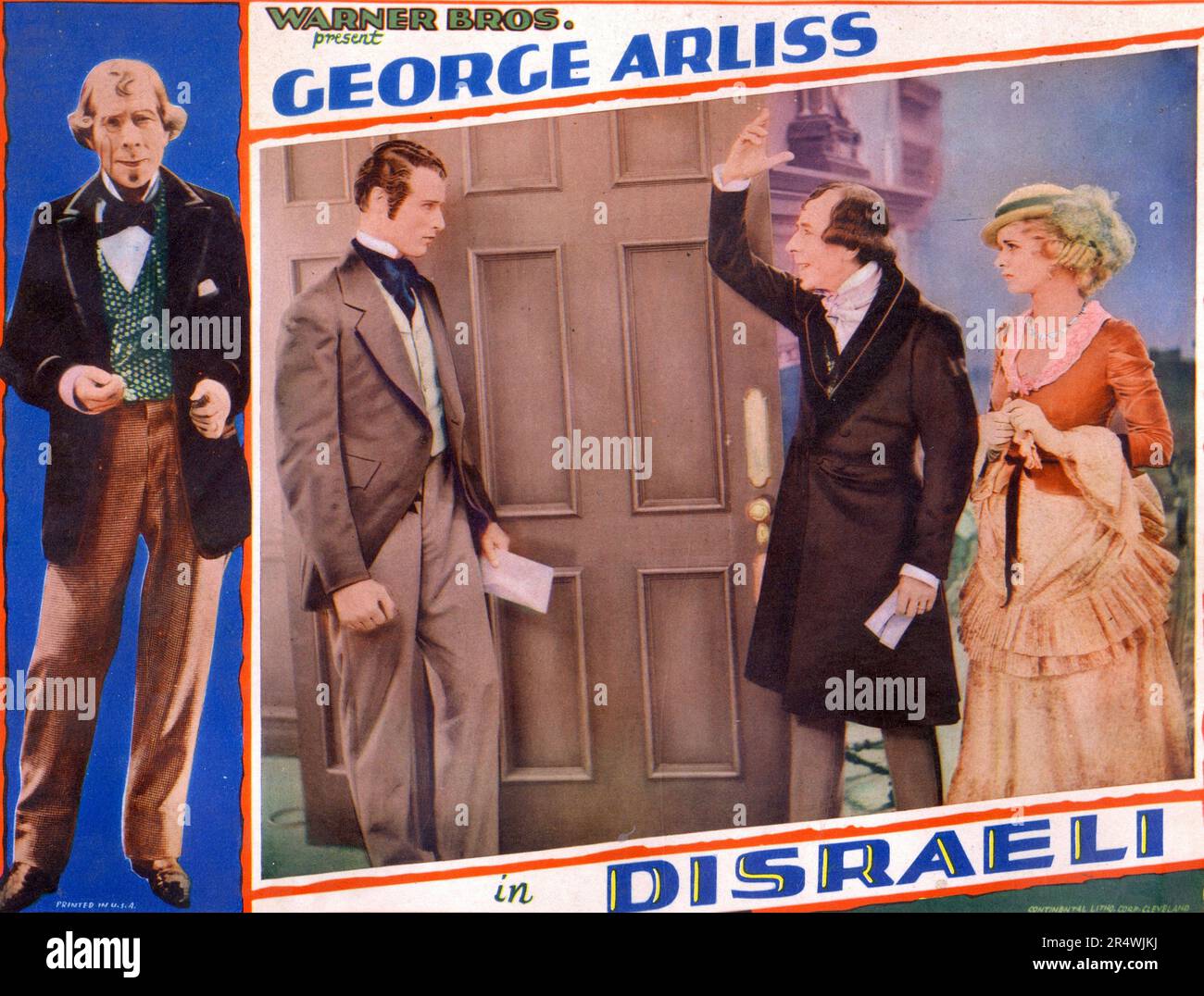 Disraeli est un film historique américain de 1929 réalisé par Alfred E. Green et adapté du jeu 1911 Disraeli par Louis N. Parker. Le film stars George Arliss comme Premier ministre britannique Benjamin Disraeli. Sa performance lui vaut l'oscar du meilleur acteur dans un premier rôle. L'histoire tourne autour du plan britannique d'acheter le Canal de Suez et les efforts des deux espions pour l'arrêter. Banque D'Images