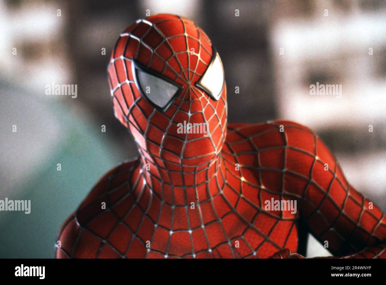 Spider Man Année : 2002 USA Réalisation : Sam Raimi Tobey Maguire Banque D'Images