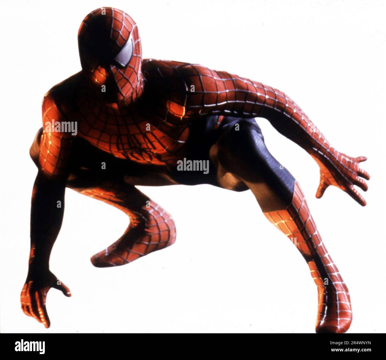 Spider man année : 2002 USA Directeur : Sam Raimi Tobey Maguire Key Art Banque D'Images
