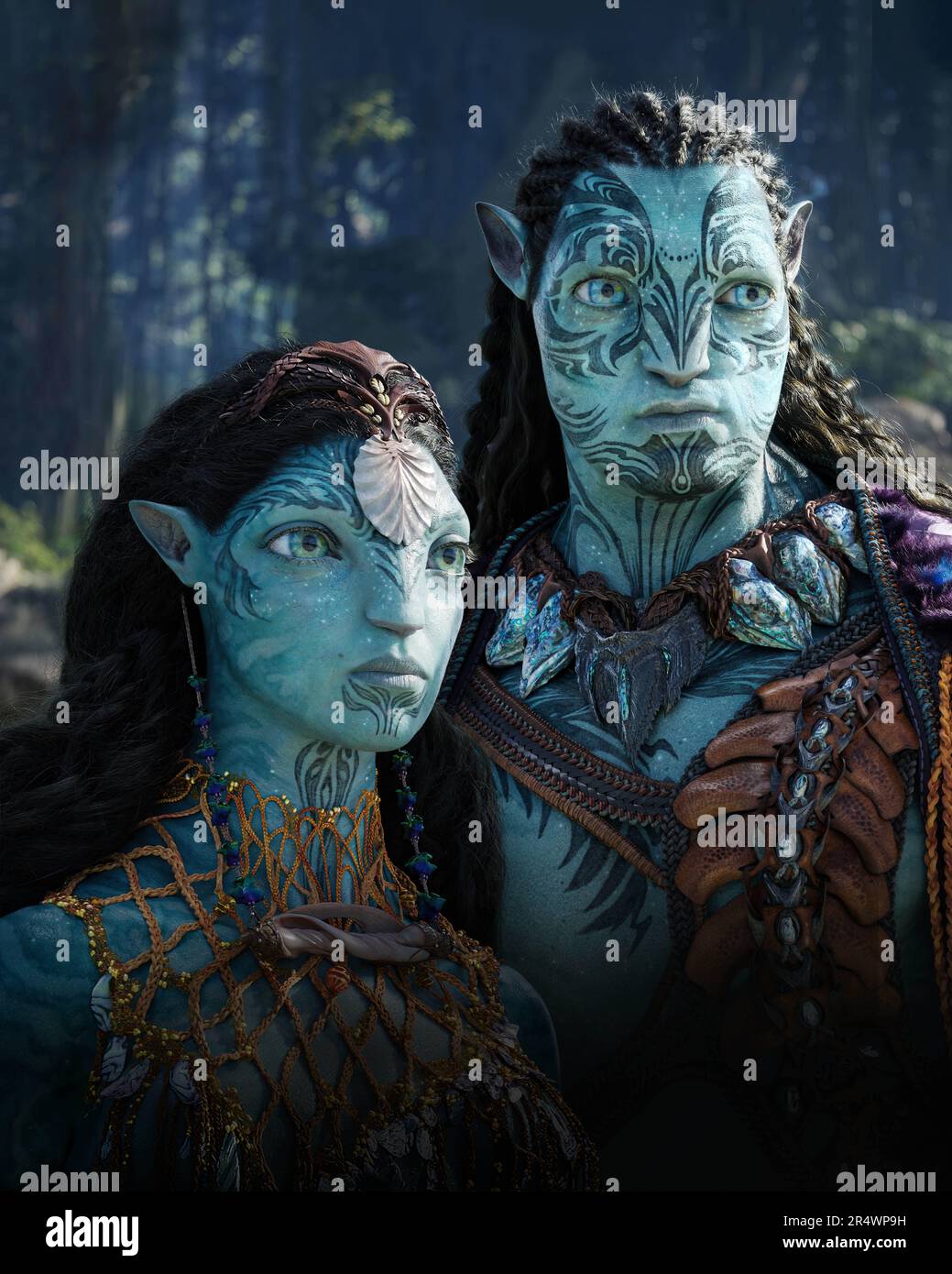 Avatar: L'année du chemin de l'eau : 2022 Etats-Unis Directeur : James Cameron Kate Winslet, Cliff Curtis Poster (Key Art) Banque D'Images