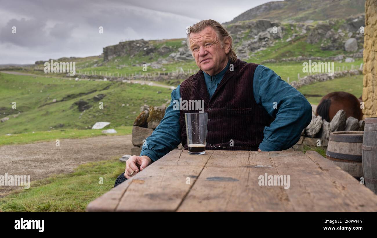 Les Banshees d'Inishenin année : 2022 Irlande Royaume-Uni Etats-Unis Directeur : Martin McDonagh Brendan Gleeson Banque D'Images