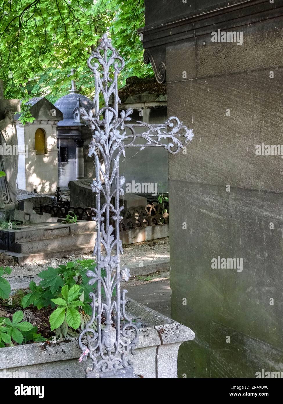 Vue haute résolution sur le légendaire cimetière historique de