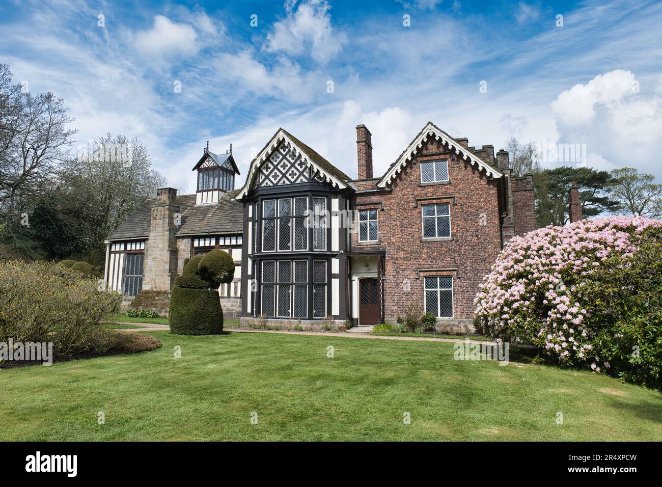 Face sud, Rufford Old Hall Banque D'Images