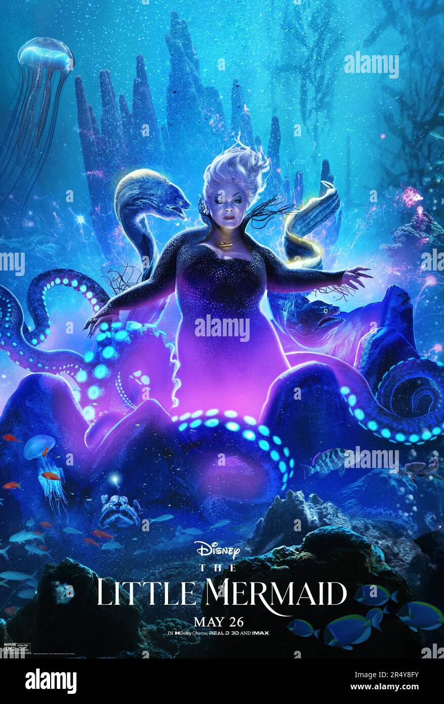 THE LITTLE MERMAID, affiche de personnage américain, Melissa McCarthy AS Ursula, 2023. © Walt Disney Studios Motion Pictures / Courtesy Everett Collection Banque D'Images