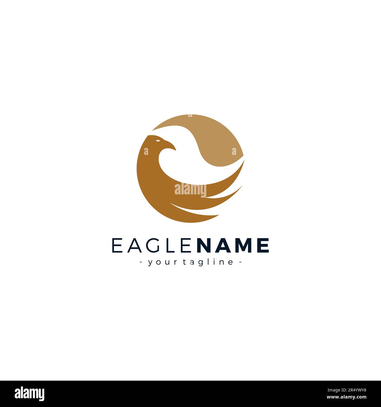 Logo Eagle Résumé . Icône oiseau. Illustration du vecteur Eagle Head Illustration de Vecteur