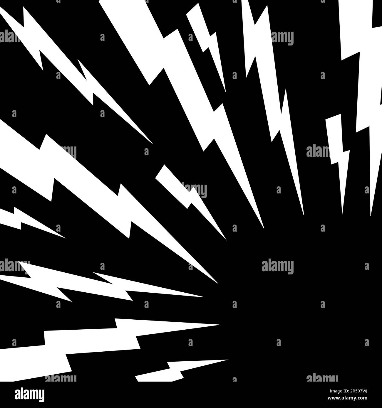 Motif tonnerre. Texture Flash. Arrière-plan de la lumière électrique. Puissance, vitesse, effet de bande dessinée de choc. Illustration vectorielle Illustration de Vecteur