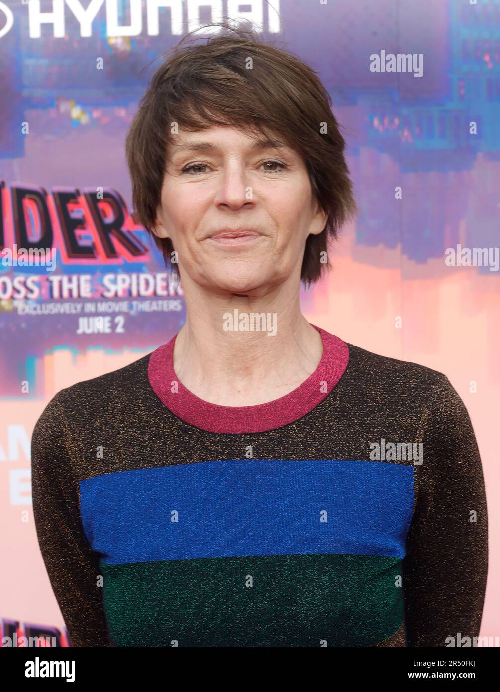 Los Angeles, Californie, États-Unis. 30th mai 2023. Kristine Belson. Première mondiale de Sony Pictures animation, « Spider-Man: Across the Spider-verse », au Regency Village Theatre de Los Angeles. Crédit : AdMedia photo via/Newscom/Alay Live News Banque D'Images