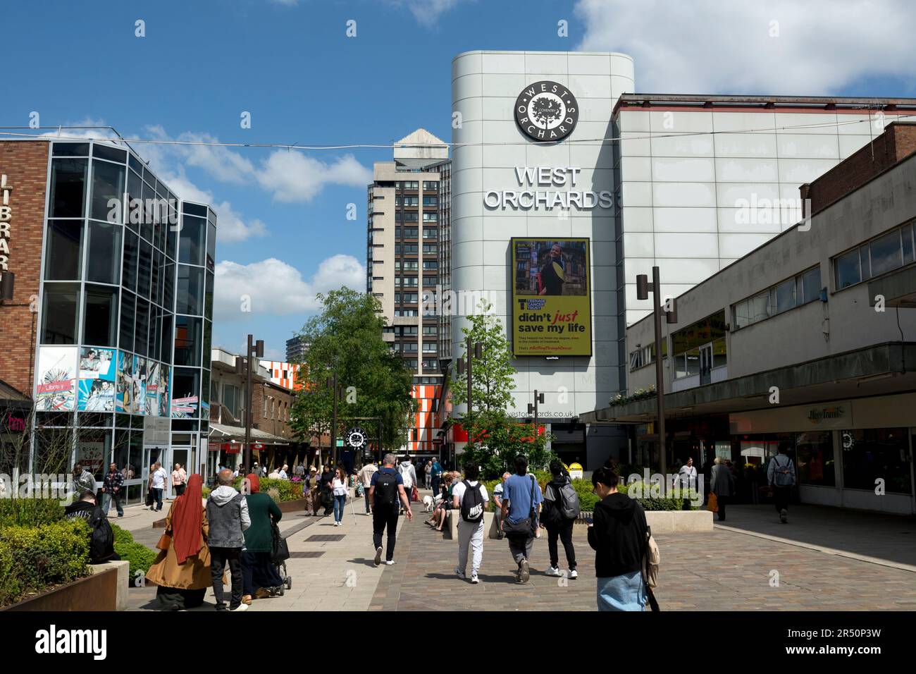 Centre commercial West Orchards, Coventry, West Midlands, Angleterre, Royaume-Uni Banque D'Images