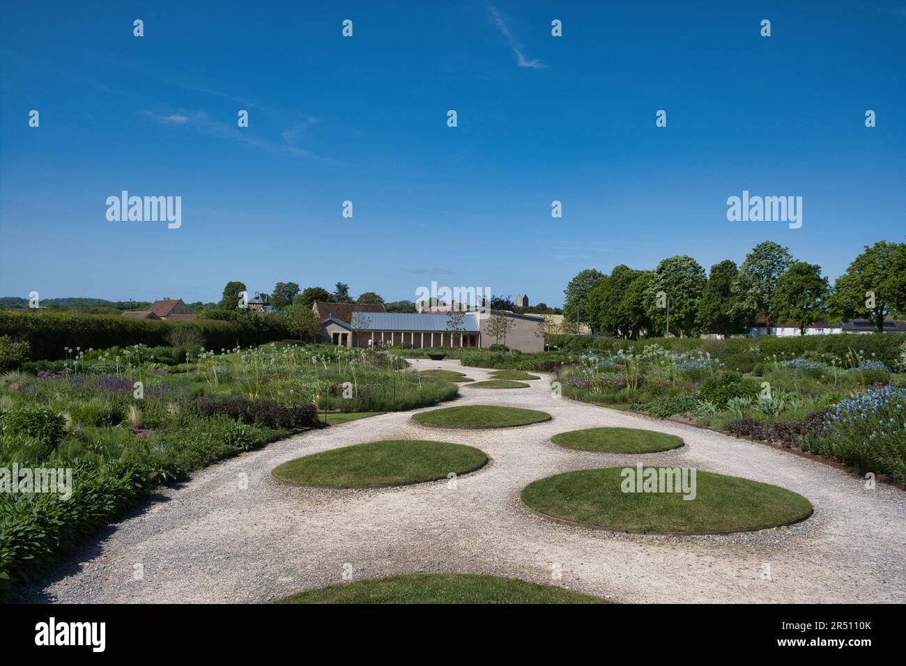 Jardins du complexe Hauser & Wirth dans le Somerset Banque D'Images