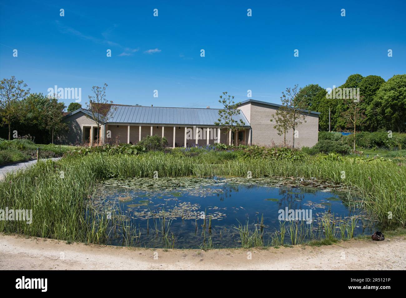 Jardins du complexe Hauser & Wirth dans le Somerset Banque D'Images