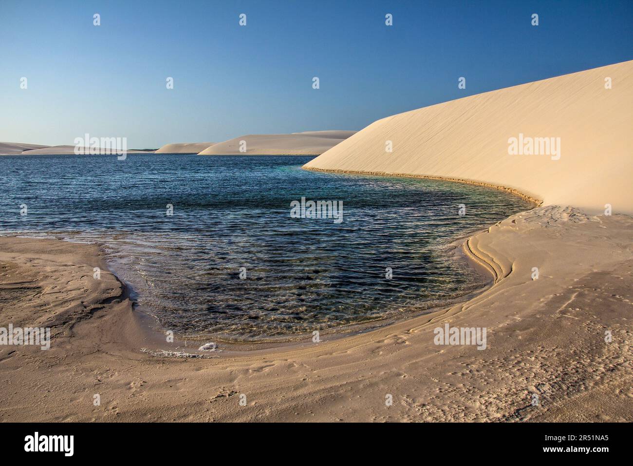 Parc national de Lençóis Maranhenses, brésil Banque D'Images