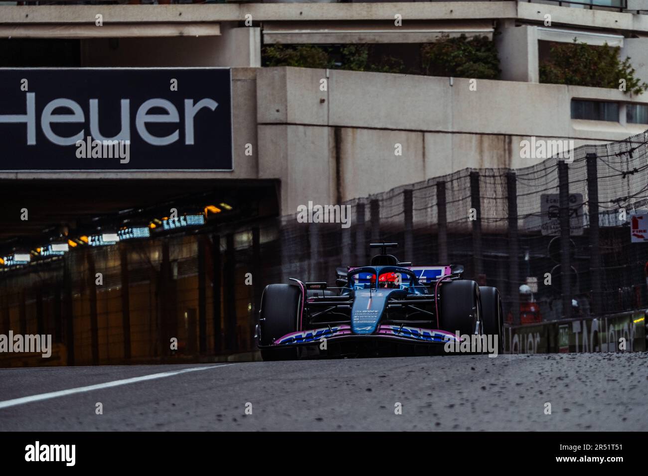 Monte-Carlo, Monaco, circuit de Monaco, 28 mai 2023 : Esteban Ocon, lors du Grand Prix de Formule 1 de Monaco Banque D'Images