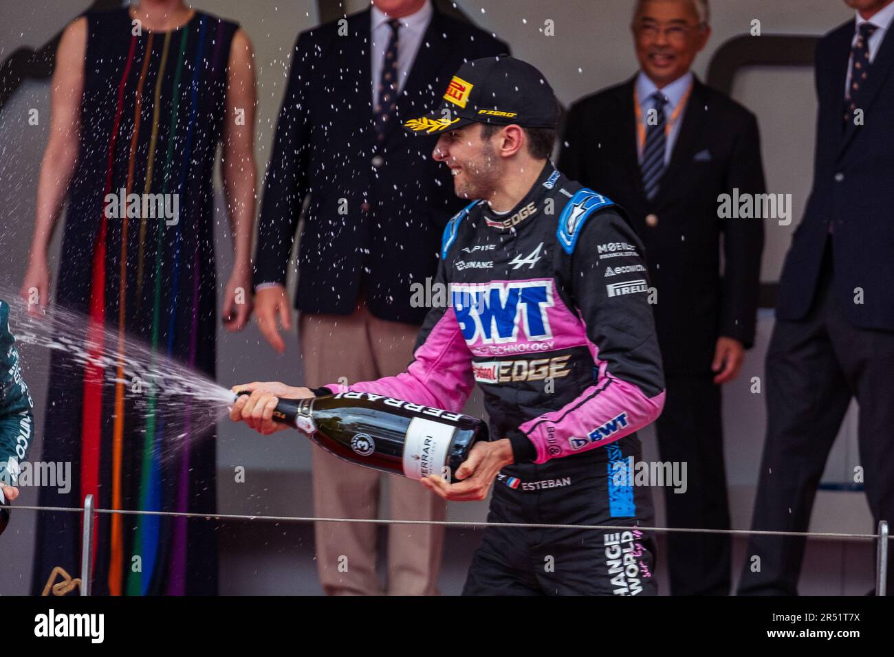 Monte-Carlo, Monaco, circuit de Monaco, 28 mai 2023 : Esteban Ocon, lors du Grand Prix de Formule 1 de Monaco Banque D'Images