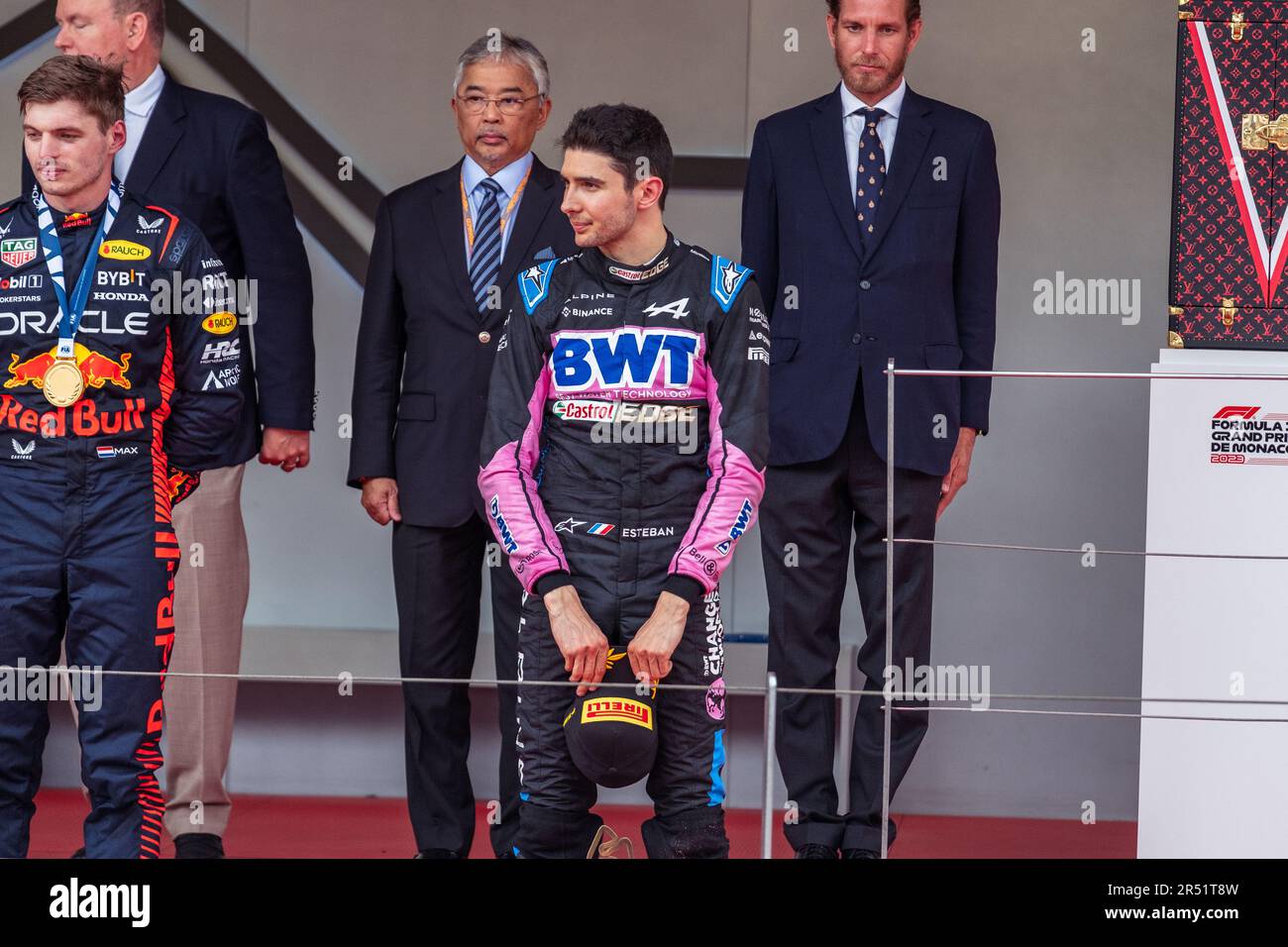 Monte-Carlo, Monaco, circuit de Monaco, 28 mai 2023 : Esteban Ocon, lors du Grand Prix de Formule 1 de Monaco Banque D'Images