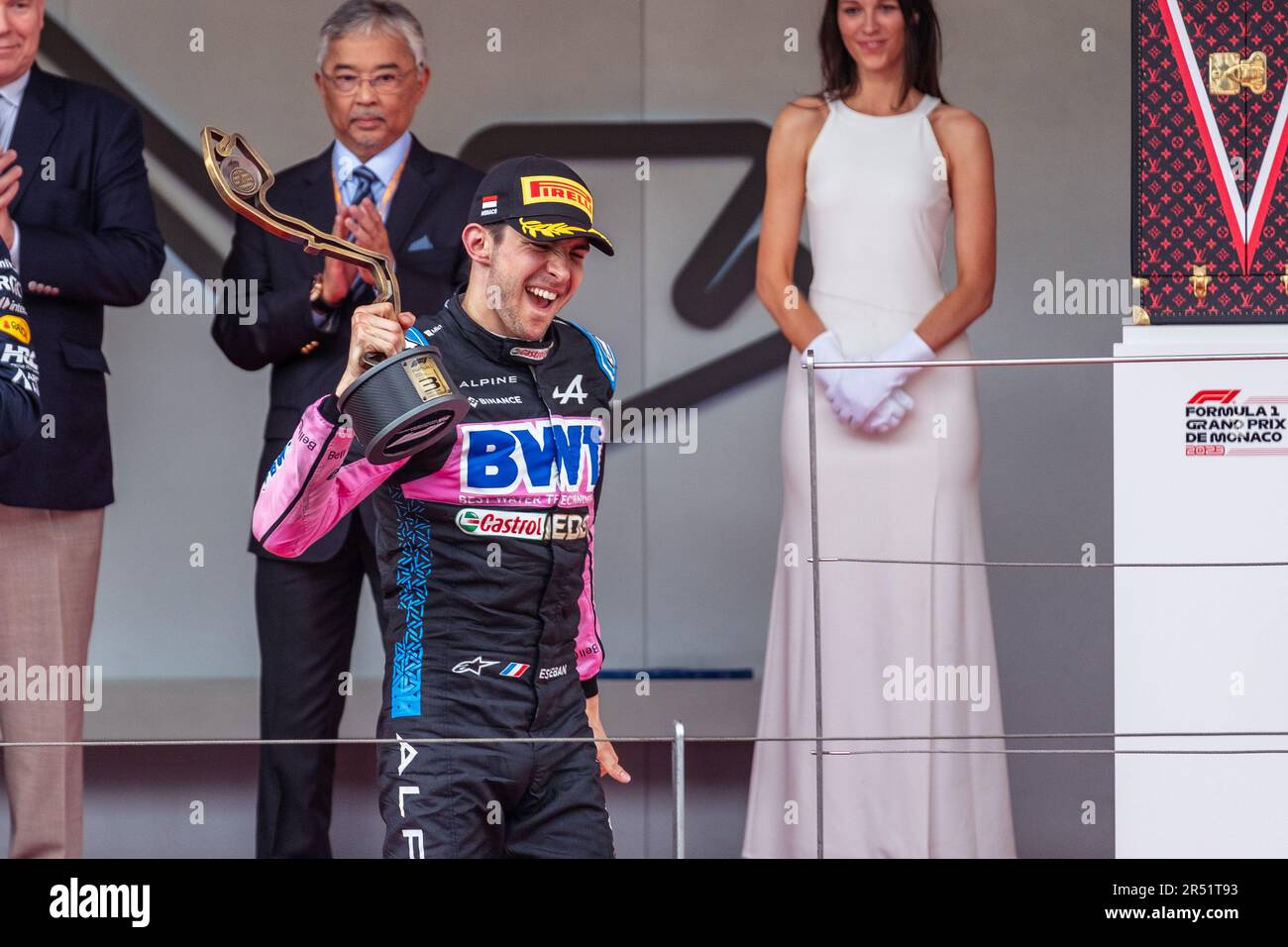 Monte-Carlo, Monaco, circuit de Monaco, 28 mai 2023 : Esteban Ocon, lors du Grand Prix de Formule 1 de Monaco Banque D'Images