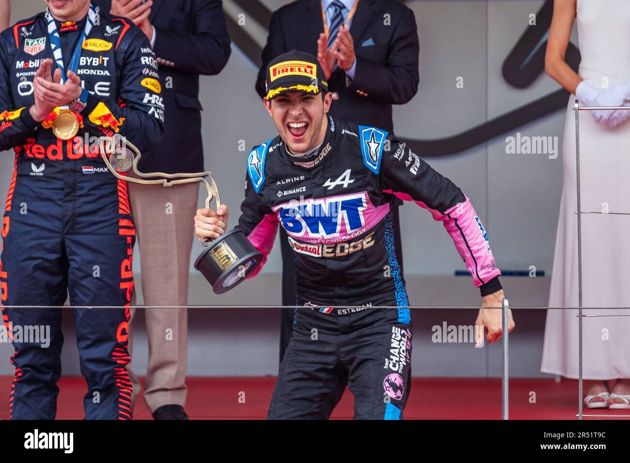 Monte-Carlo, Monaco, circuit de Monaco, 28 mai 2023 : Esteban Ocon, lors du Grand Prix de Formule 1 de Monaco Banque D'Images