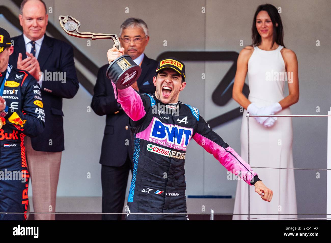 Monte-Carlo, Monaco, circuit de Monaco, 28 mai 2023 : Esteban Ocon, lors du Grand Prix de Formule 1 de Monaco Banque D'Images