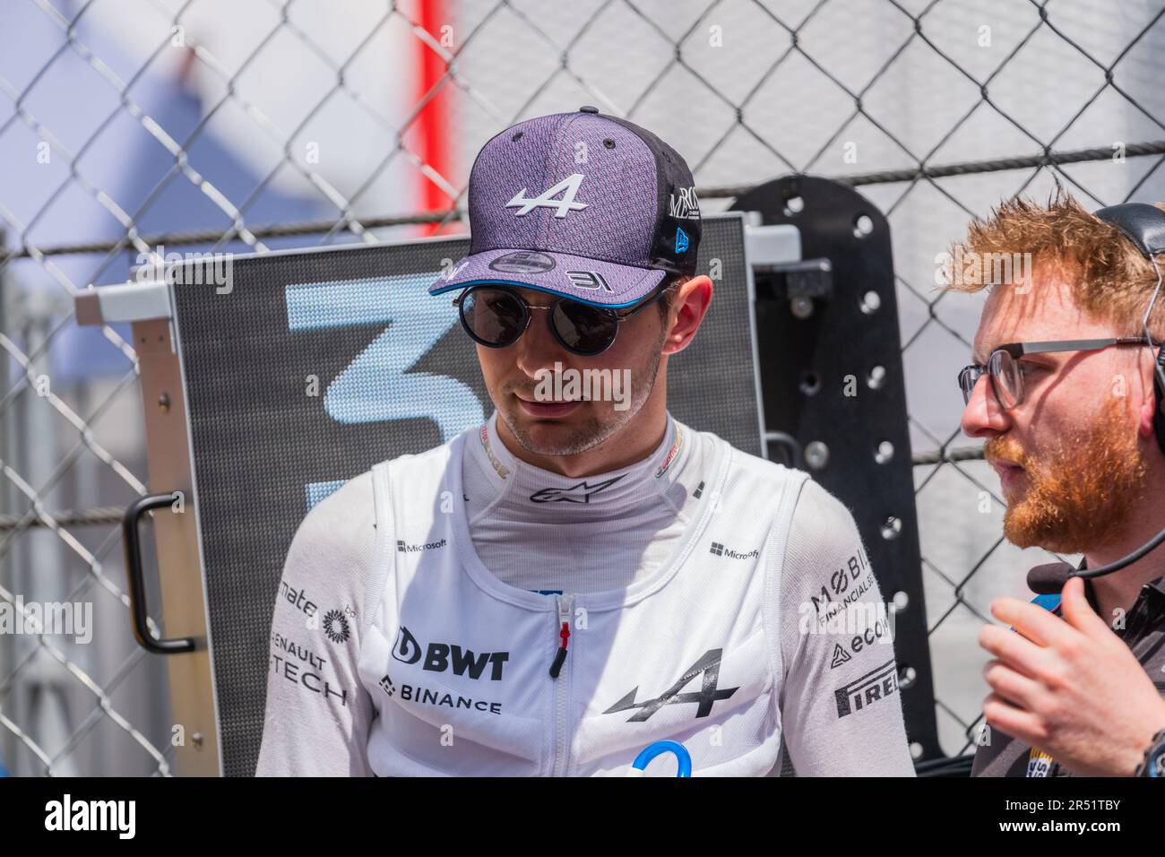 Monte-Carlo, Monaco, circuit de Monaco, 28 mai 2023 : Esteban Ocon, lors du Grand Prix de Formule 1 de Monaco Banque D'Images