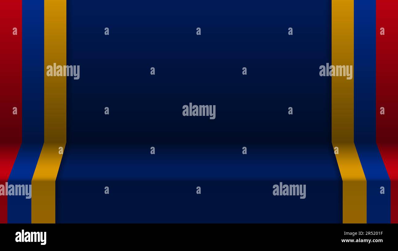 3D contexte avec drapeau de l'Arménie. Un élément d'impact pour l'utilisation que vous voulez en faire. Illustration de Vecteur