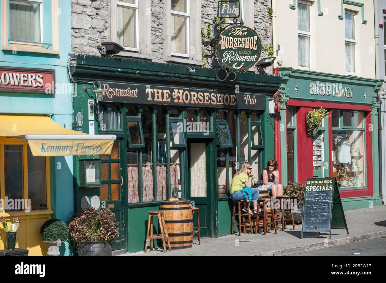 The Horseshoe, Restaurant, Pub, Bar, Kenmare, Comté de Kerry, Irlande Banque D'Images
