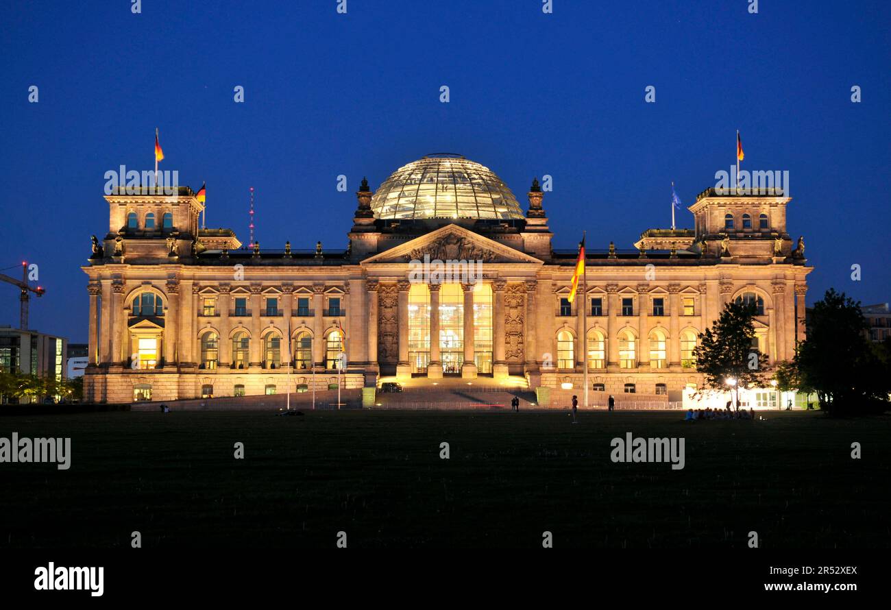 Reichstag, Bundestag, Bundestag, Berlin, Allemagne Banque D'Images