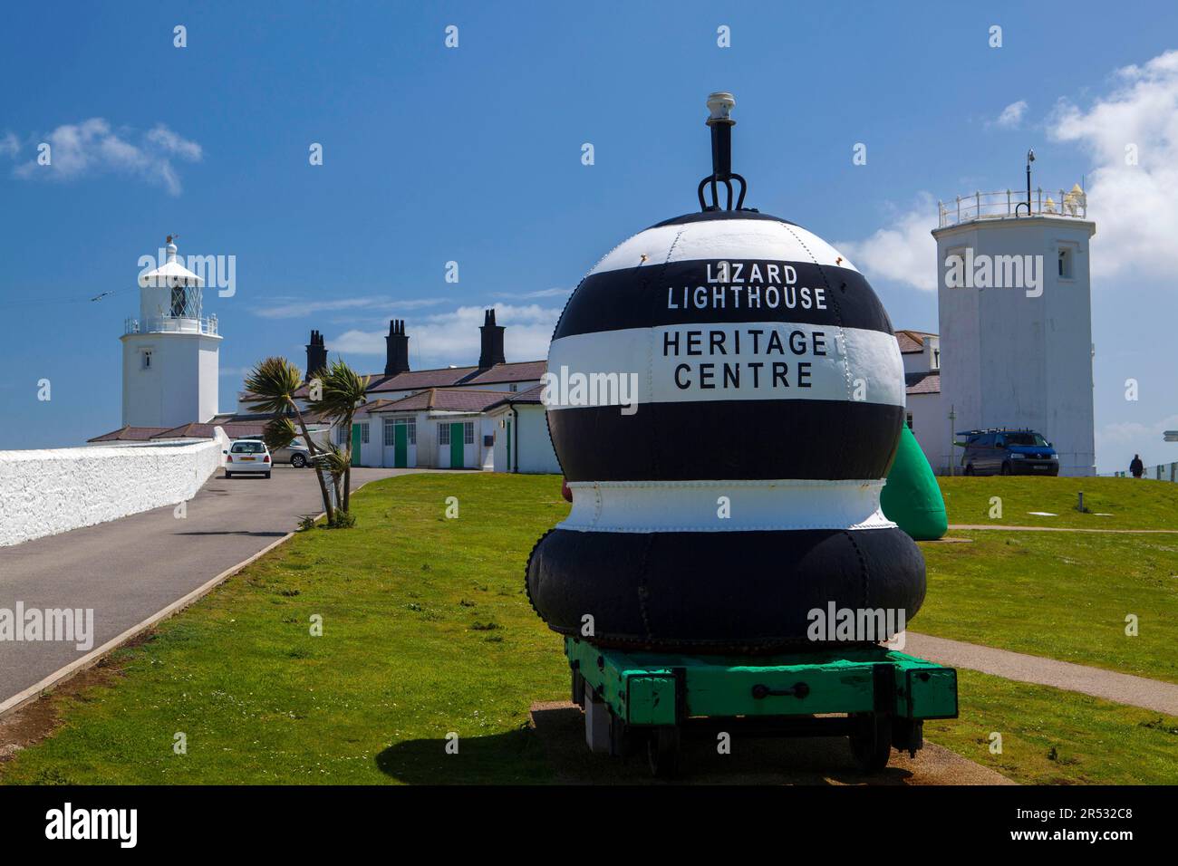 Phare, le Lizard, Cornwall, Angleterre, Lizard Lighthouse Hiritage Centre Banque D'Images