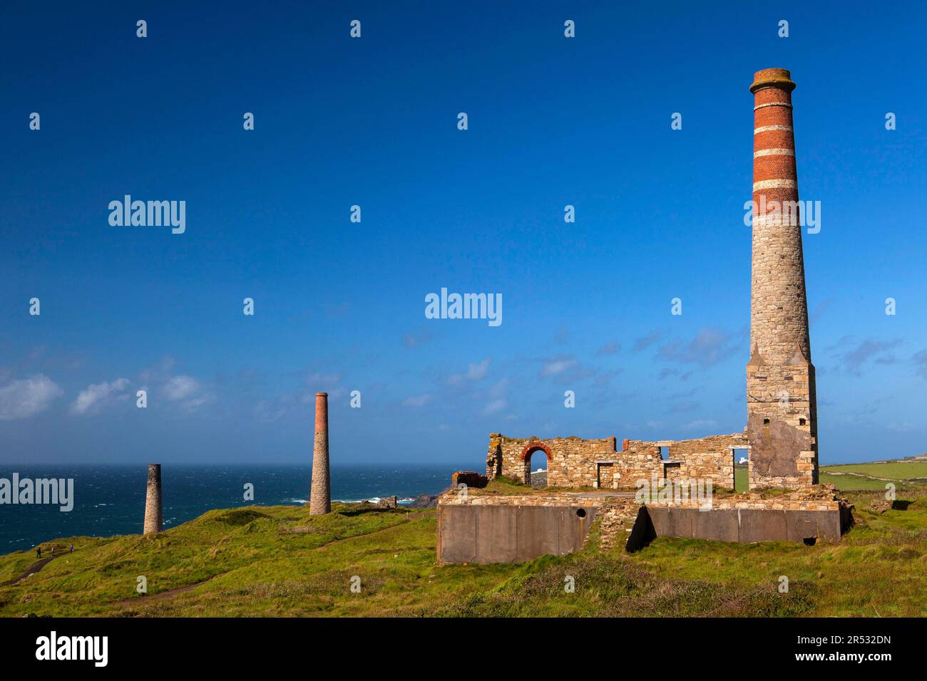 Levant Tinmine, Cornwall, Angleterre, Royaume-Uni Banque D'Images