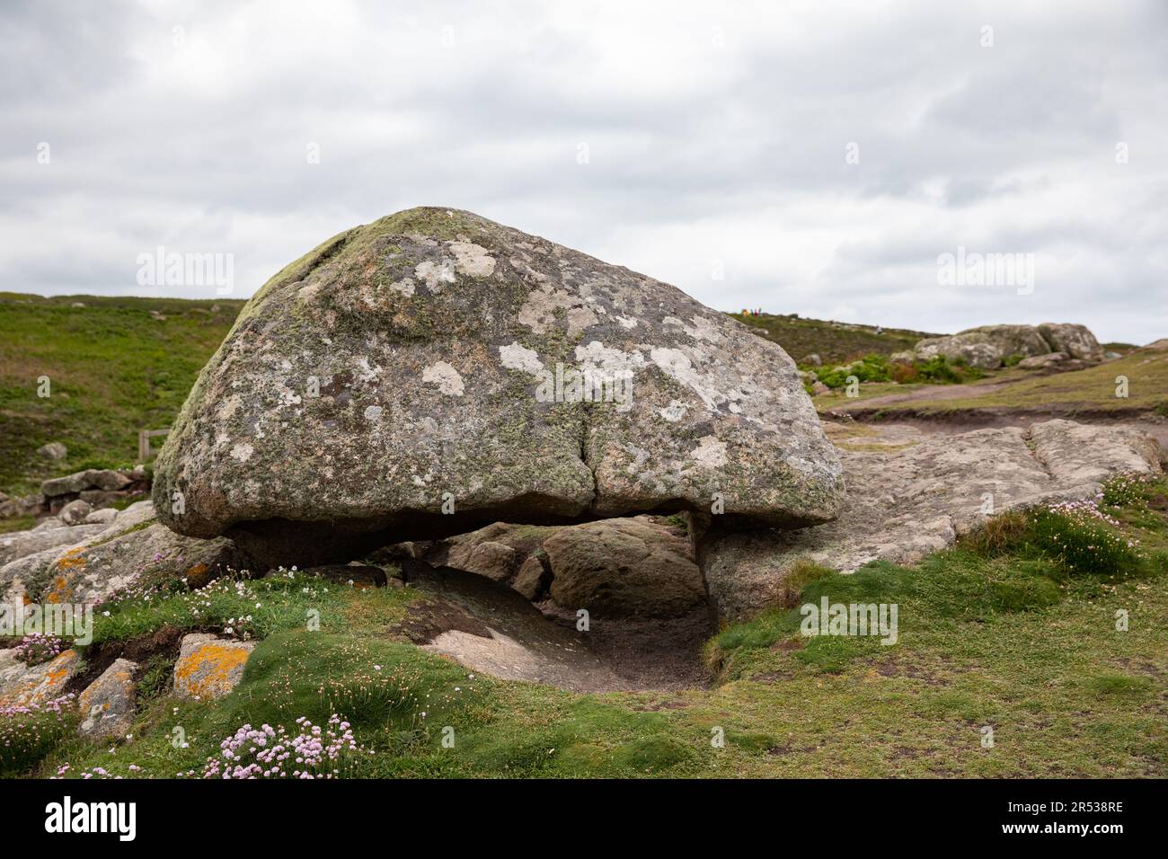 Vue de Land's End, Royaume-Uni Banque D'Images