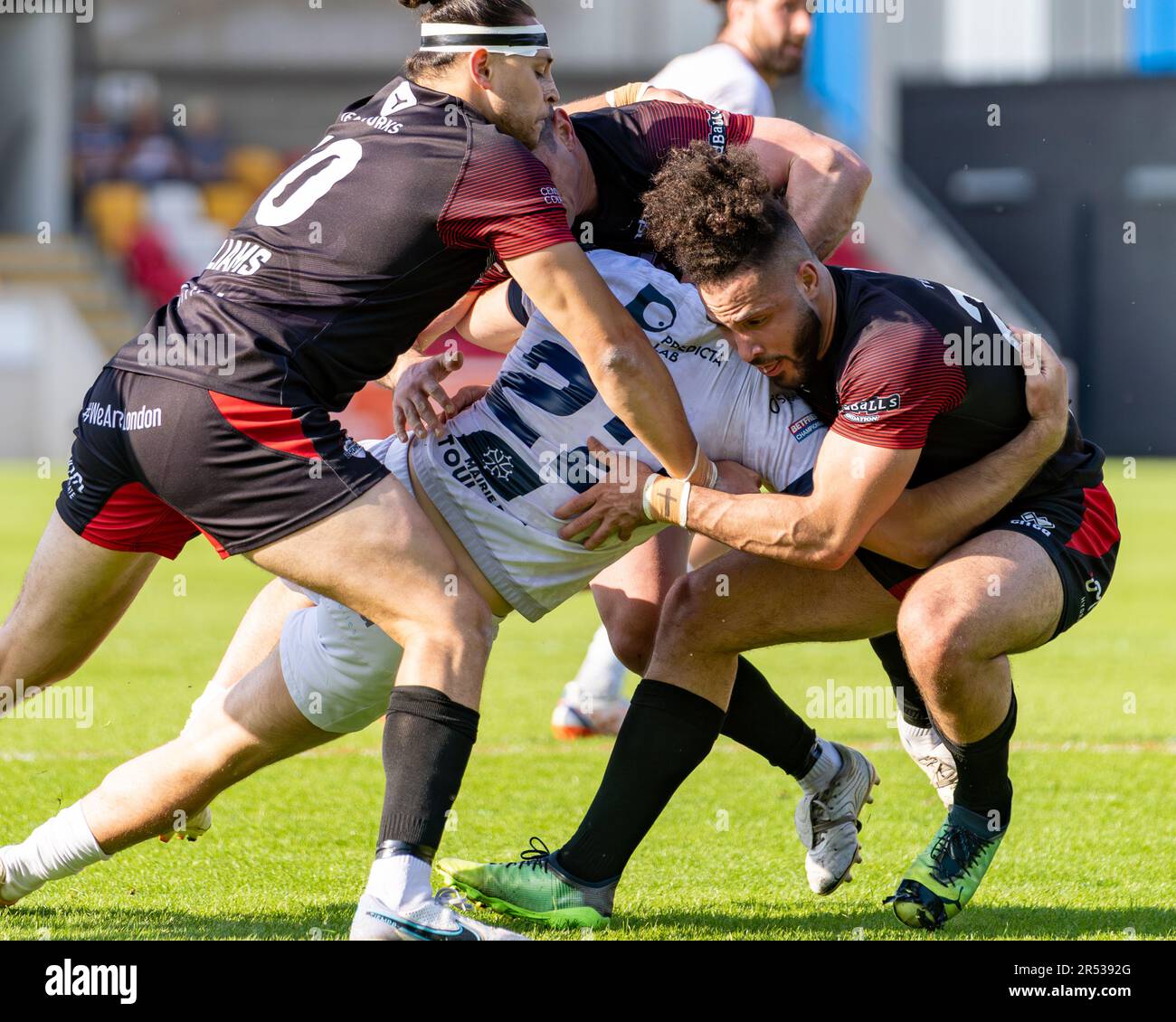 Londres Broncos / Toulouse Olympique Banque D'Images