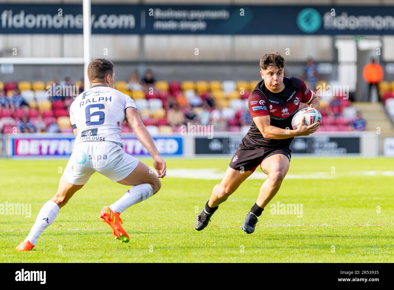 Londres Broncos / Toulouse Olympique Banque D'Images