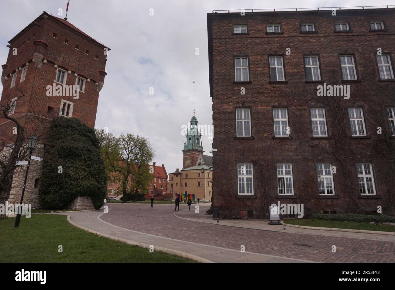 Tour Wawel Thief et expositions royales au château royal de Wawel Cracovie, Pologne Banque D'Images