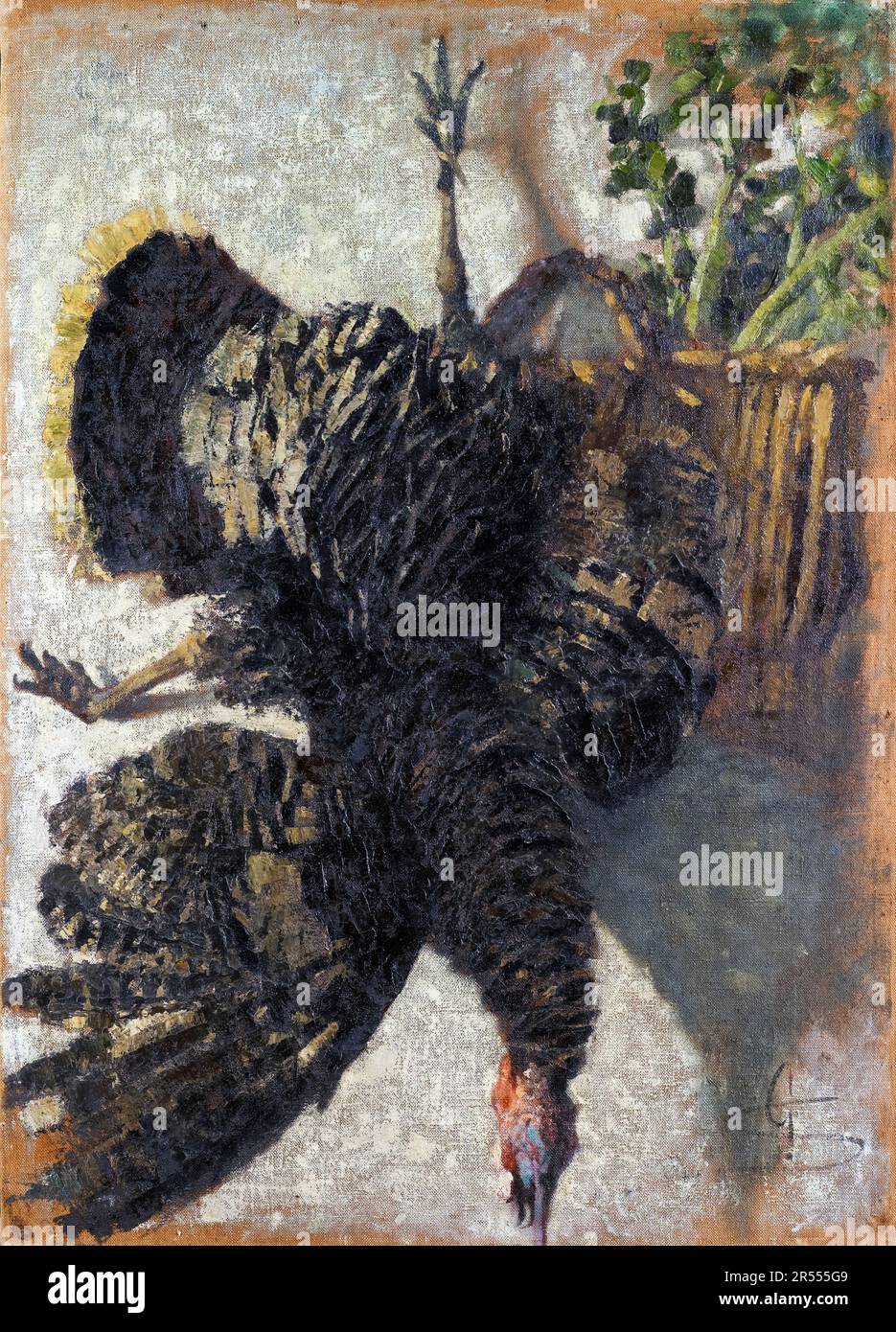 Giovanni Segantini, Turquie suspendue, peinture encore à la vie 1881 Banque D'Images