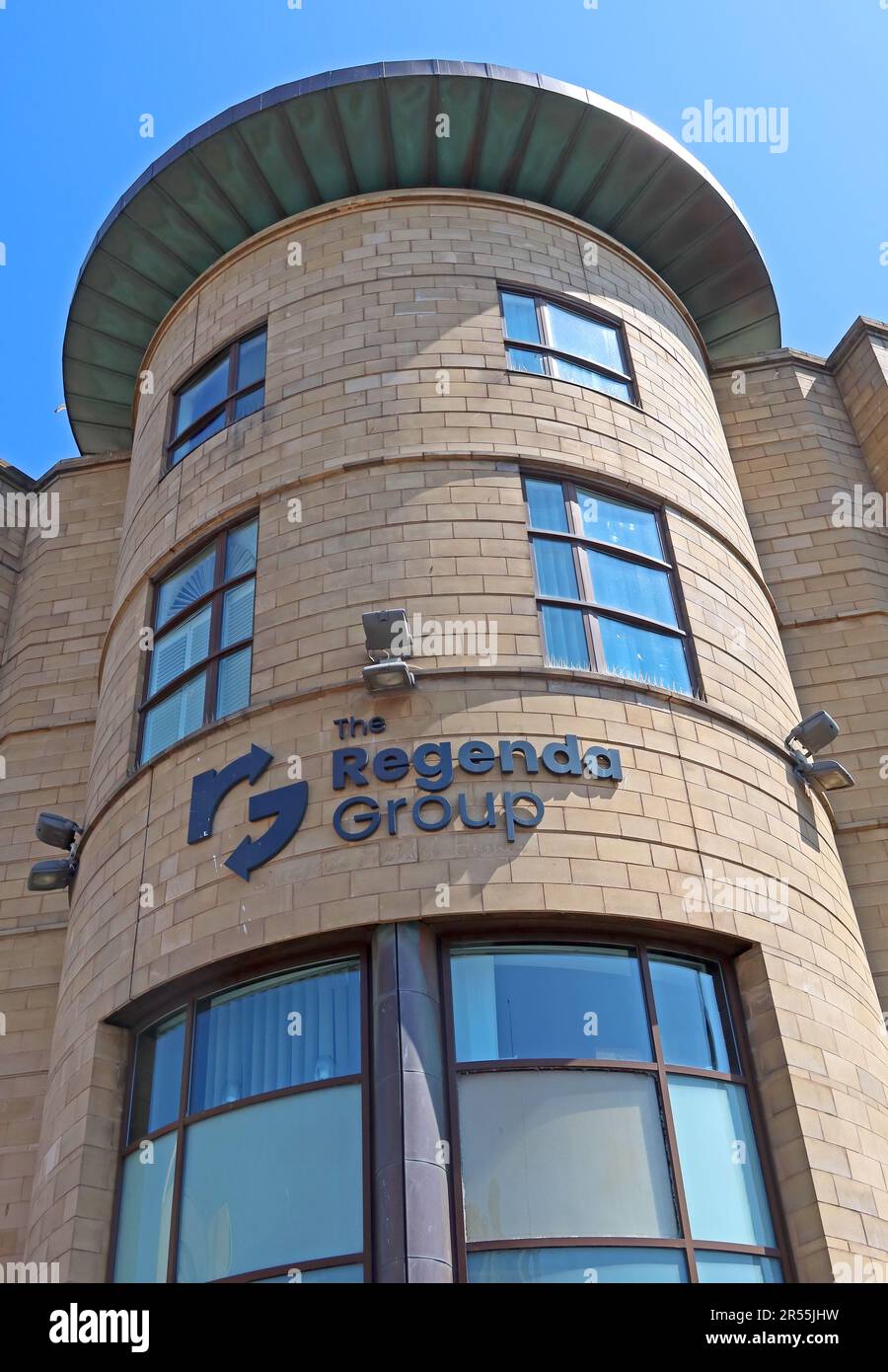 Regenda Housing Group, Commtation Plaza, 1 Commtation Row, Liverpool, Merseyside, L3 8QF Banque D'Images