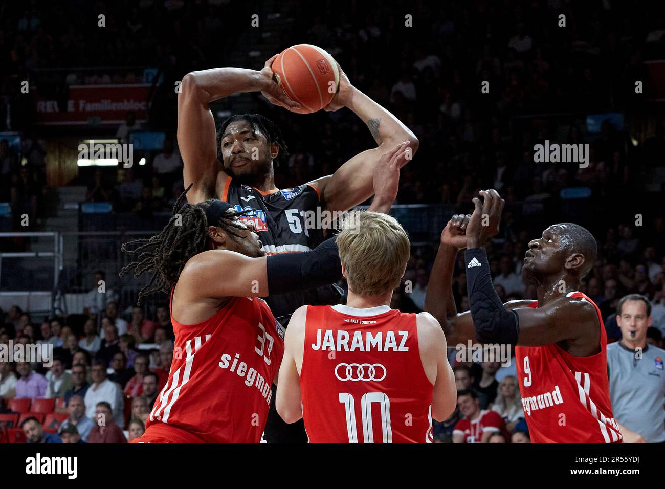 2022/2023 Basketball Bundesliga, FC Bayern München vs ratiopharm ulm, Playoff Halbfinale jeu 2 2023-05-30 à München (Audi Dome) CABOCLO Bruno (ra Banque D'Images