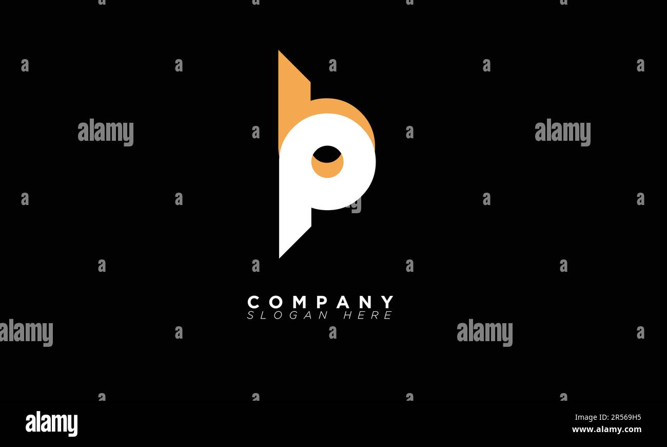 BP lettres alphabétiques initiales logo monogramme Illustration de Vecteur