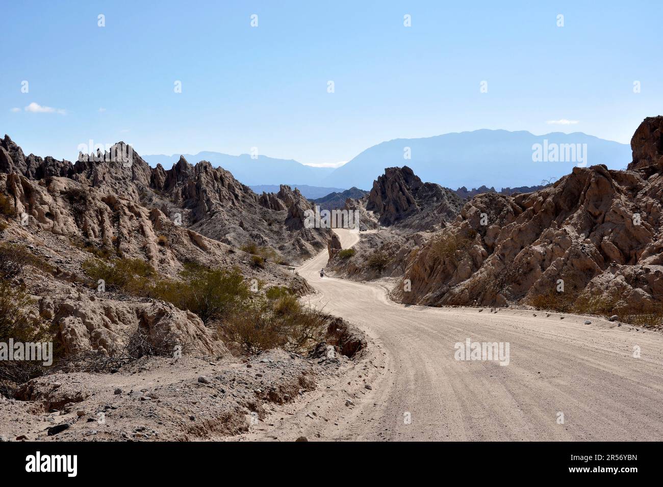 Argentine. Région de Salta. Ruta 40 Quebrada de las fiechas Banque D'Images