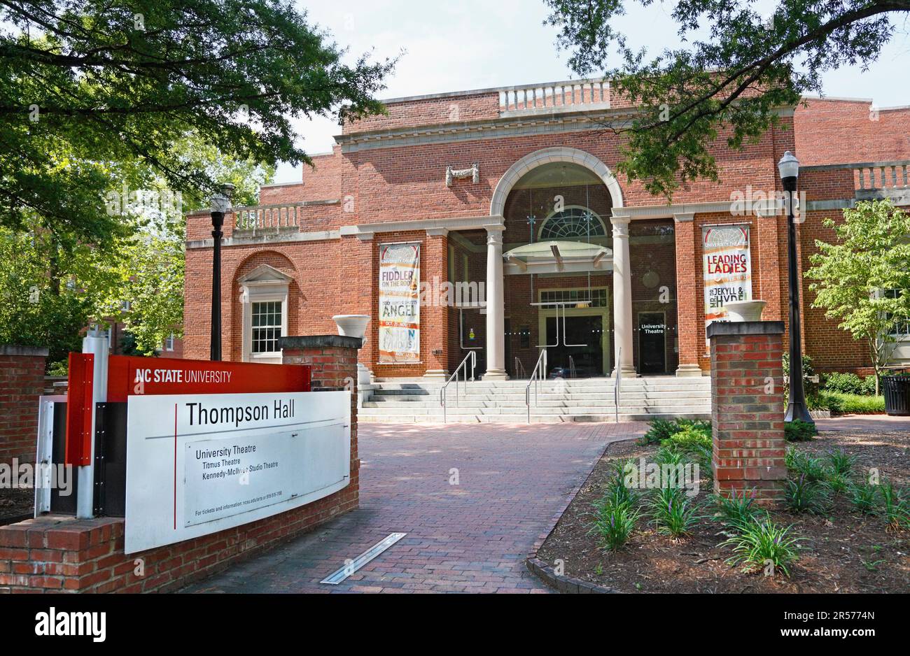 NC State University - Thompson Hall, University Theatre Theatre Banque D'Images