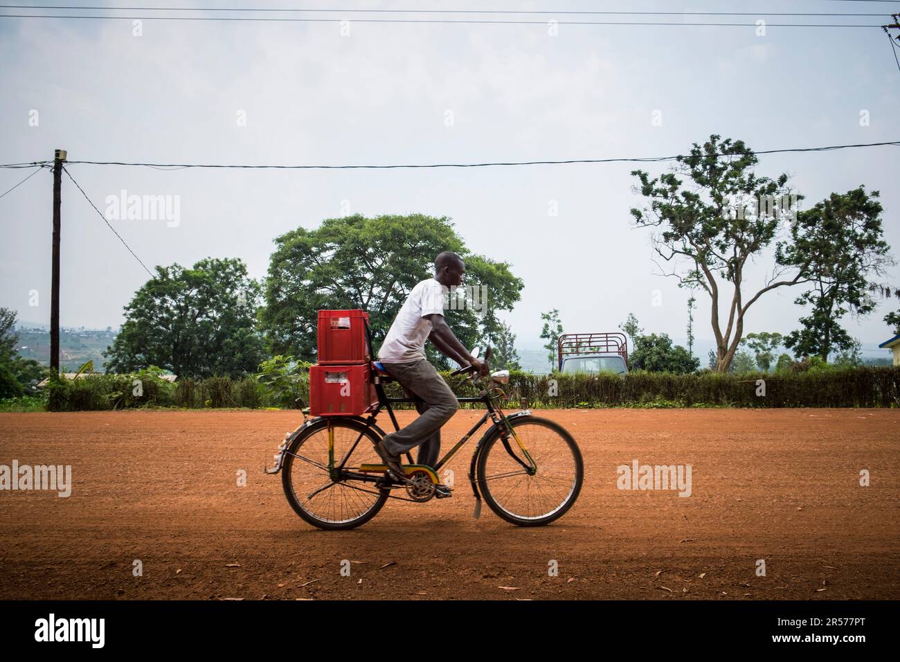 Rwanda. Ntarama. la vie quotidienne Banque D'Images