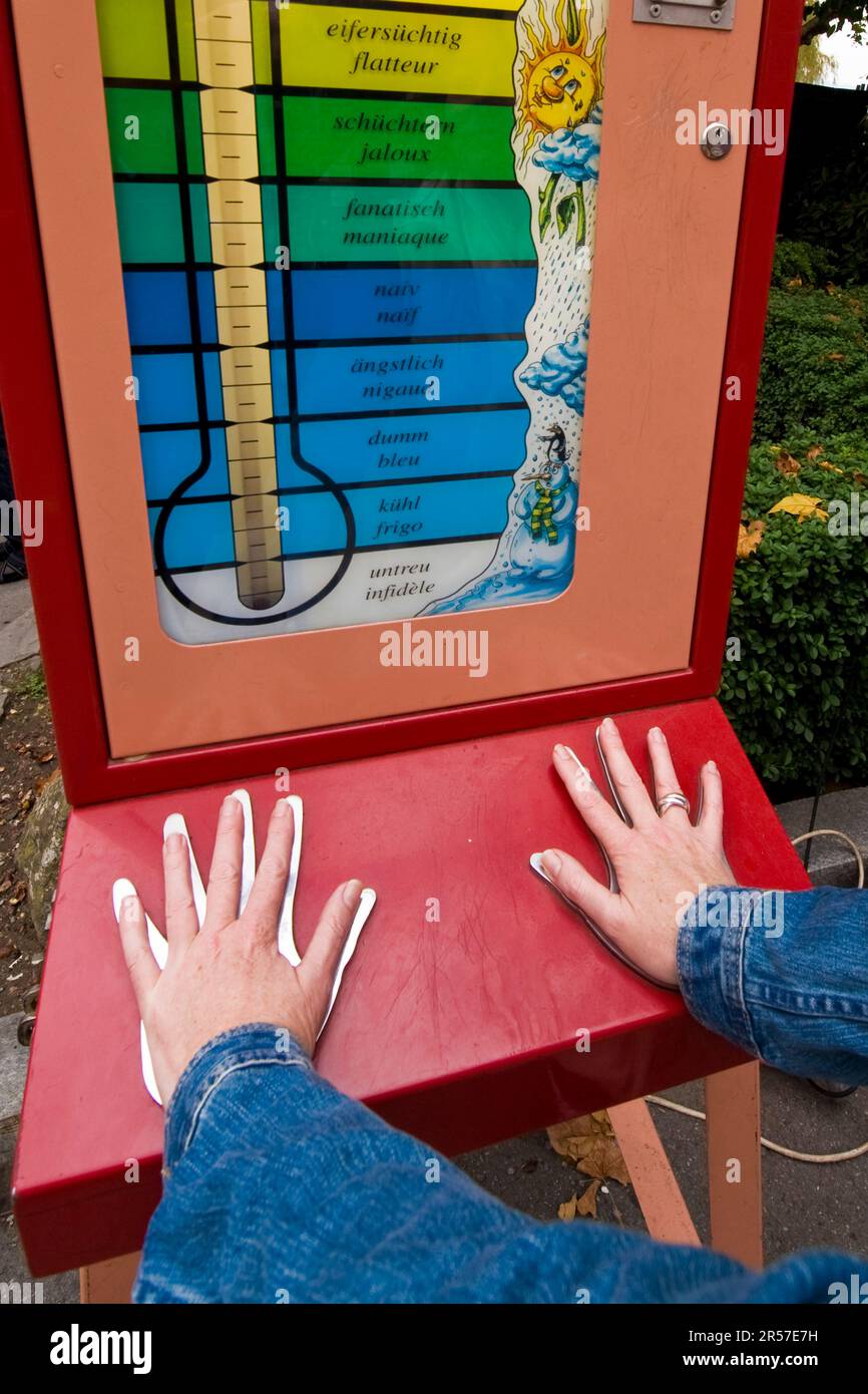 Détecteur d'mensonge. Luna Park. Lucerne. Suisse Banque D'Images