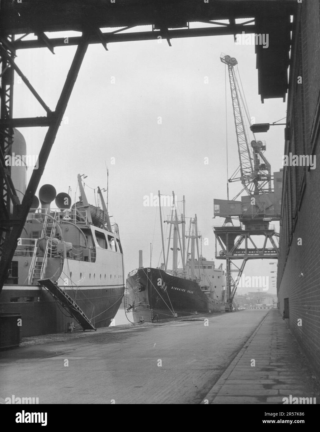 MV Kinnaird Head, construit par George Brown & Co. (Marine) Ltd, Greenock en 1963, démoli, Porto Nogaro, 1985 Banque D'Images