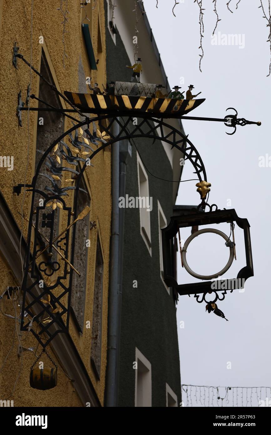 Une promenade à Salzbourg Banque D'Images