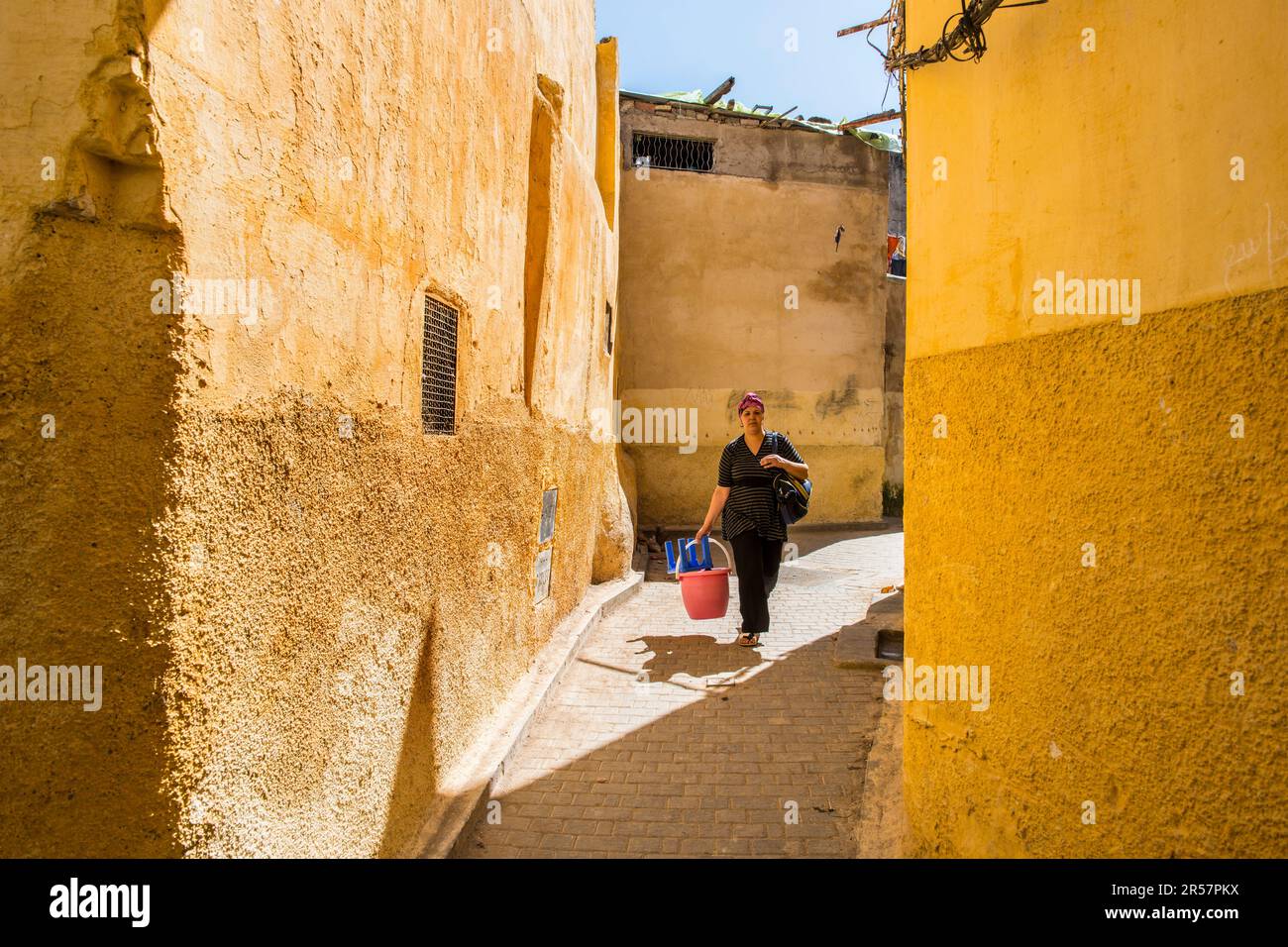 Maroc. FES. la vie quotidienne Banque D'Images