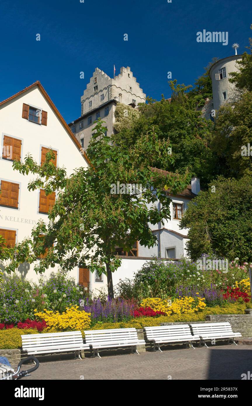 Meersburg, Lac de Constance, Bade-Wurtemberg, Allemagne Banque D'Images