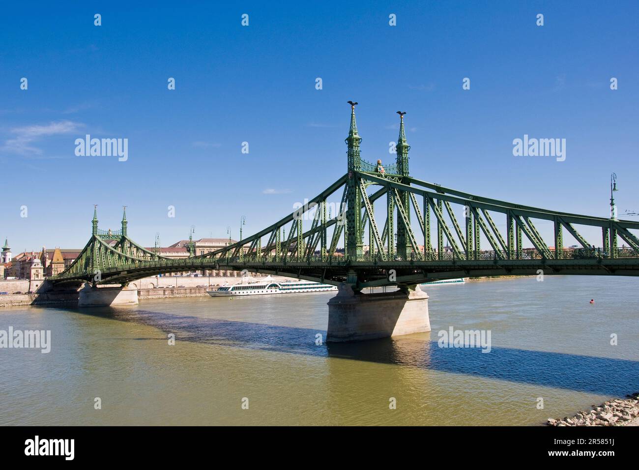 Hongrie. Budapest. Pont Liberty Banque D'Images