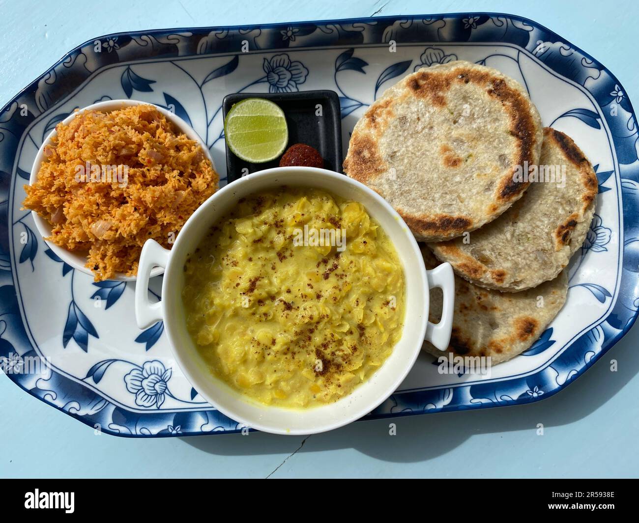 Nourriture au Sri Lanka. Visitez le Sri Lanka Banque D'Images