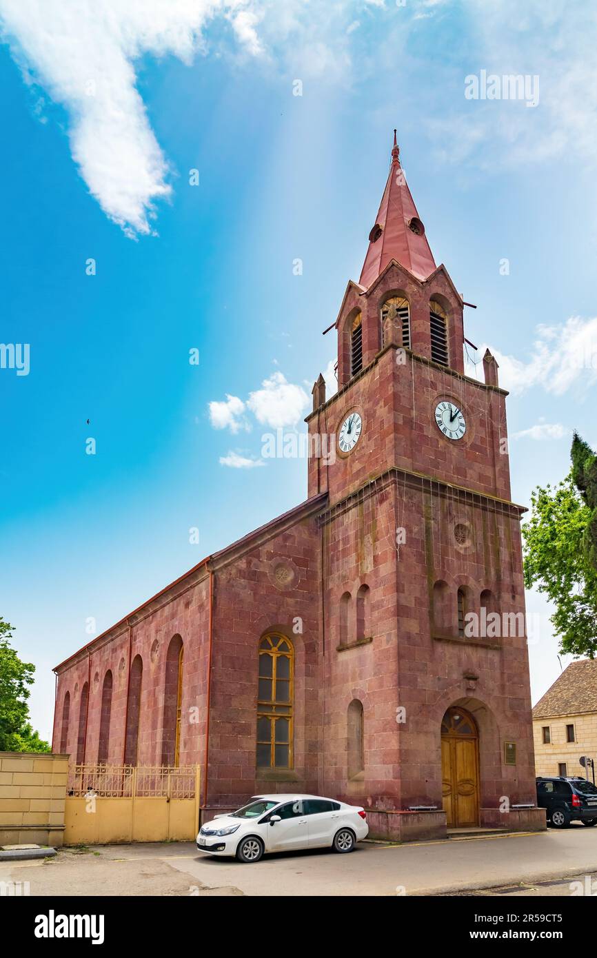 Ancienne église luthérienne de Saint John dans la ville de Goygol, construit en 1857. Azerbaïdjan occidental Banque D'Images Ancienne église luthérienne de Saint John dans la ville de Goygol, construit en 1857. Azerbaïdjan occidental Banque D'Images