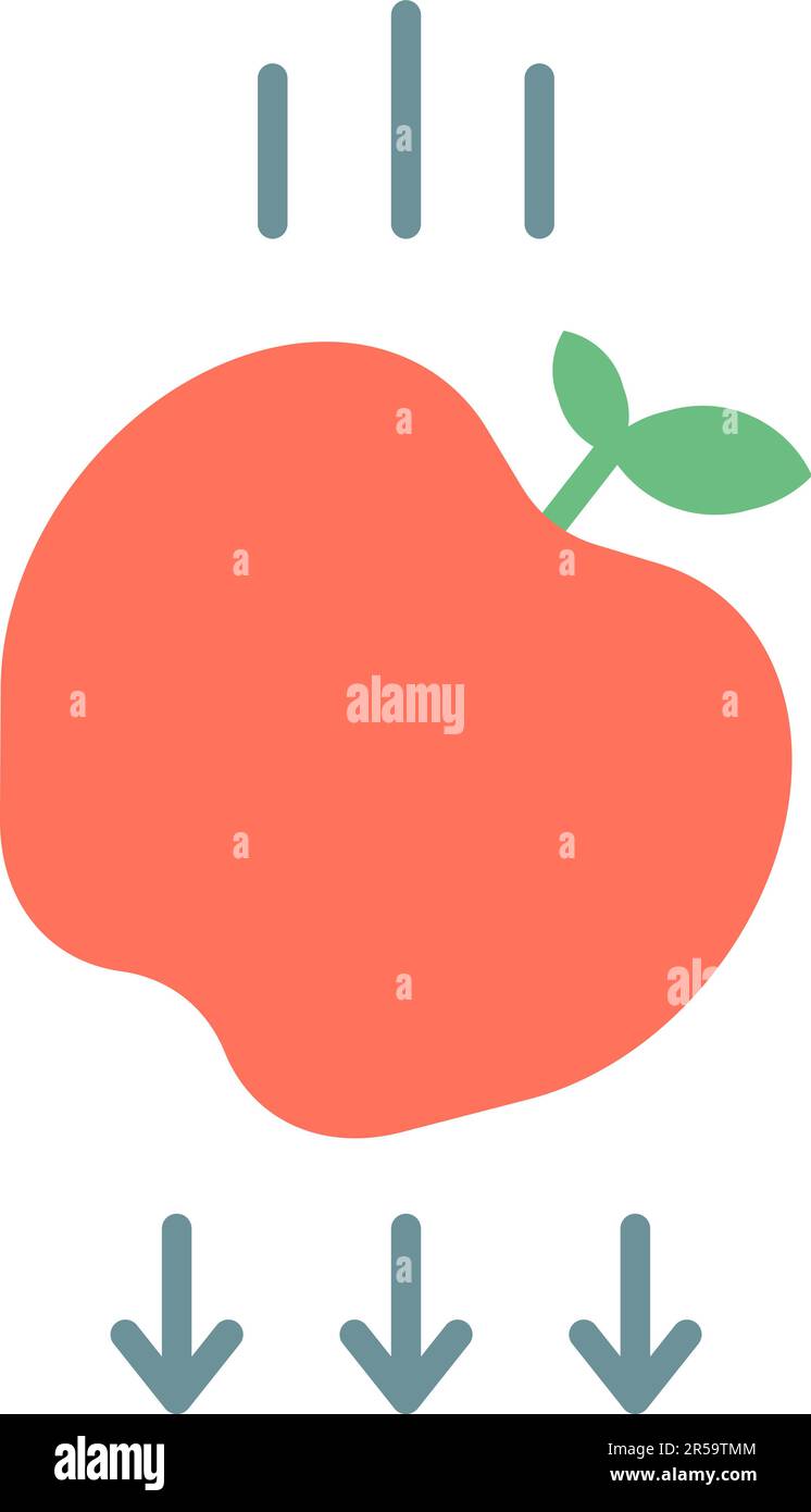 Image vectorielle de l'icône de gravité. Illustration de Vecteur