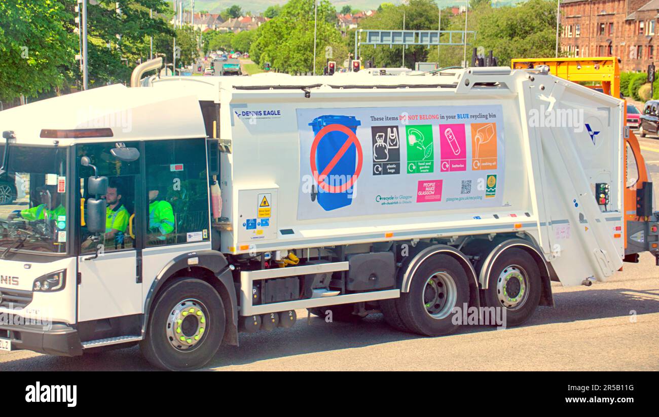 camion de recyclage Banque D'Images