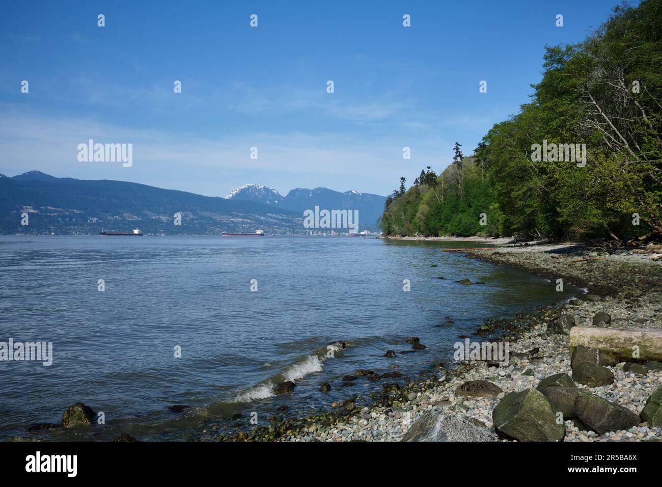 Tower Beach, Vancouver, Colombie-Britannique, Canada Banque D'Images